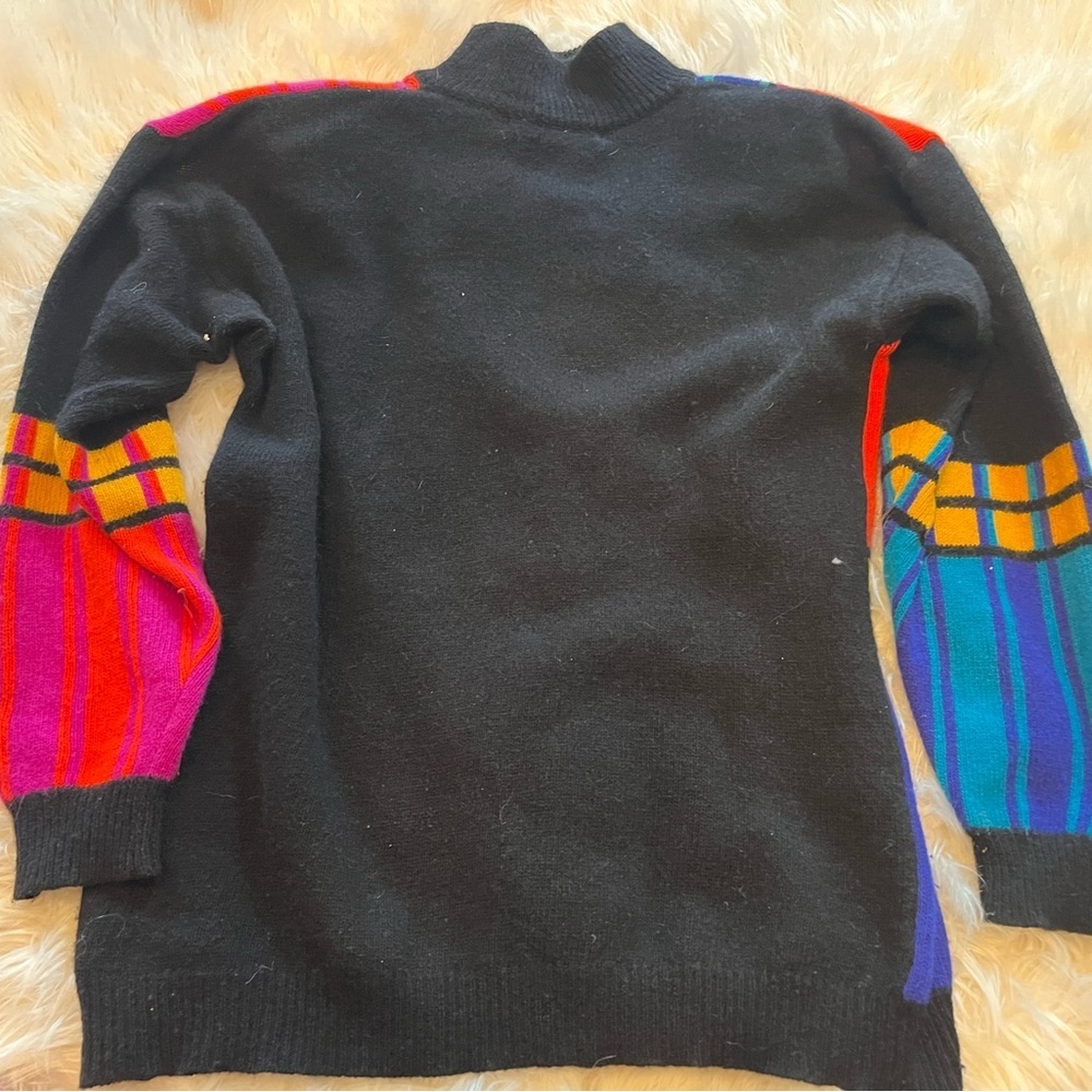 IB Diffusion Sport Women's Multicolor Block Art Sweater Size M - Picture 7 of 7